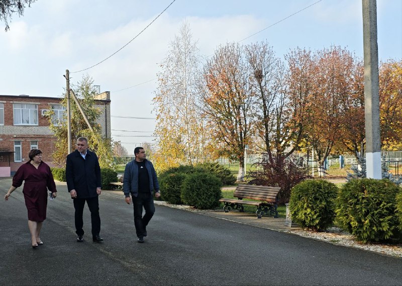 Рабочий объезд территорий Мичуринского сельского поселения